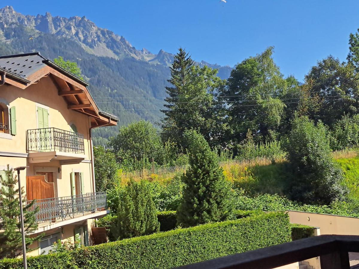 Vue Brevent Sublime En Centre Ville Avec Parking Prive Chamonix Exteriér fotografie