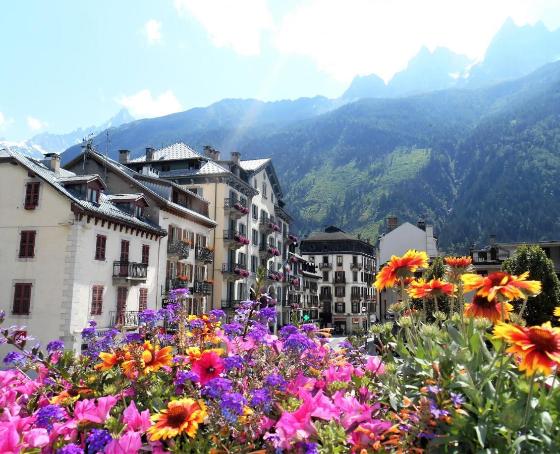 Vue Brevent Sublime En Centre Ville Avec Parking Prive Chamonix Exteriér fotografie
