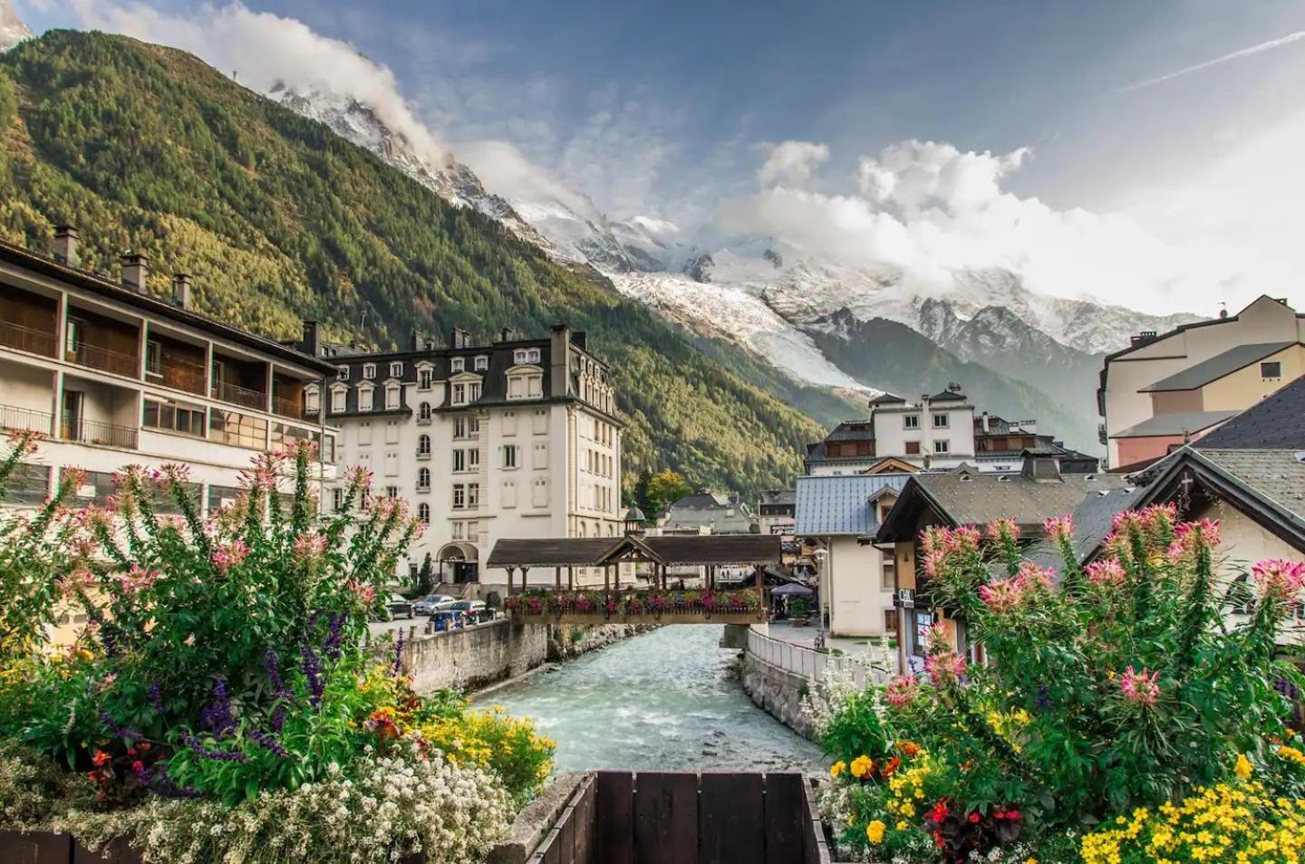Vue Brevent Sublime En Centre Ville Avec Parking Prive Chamonix Exteriér fotografie