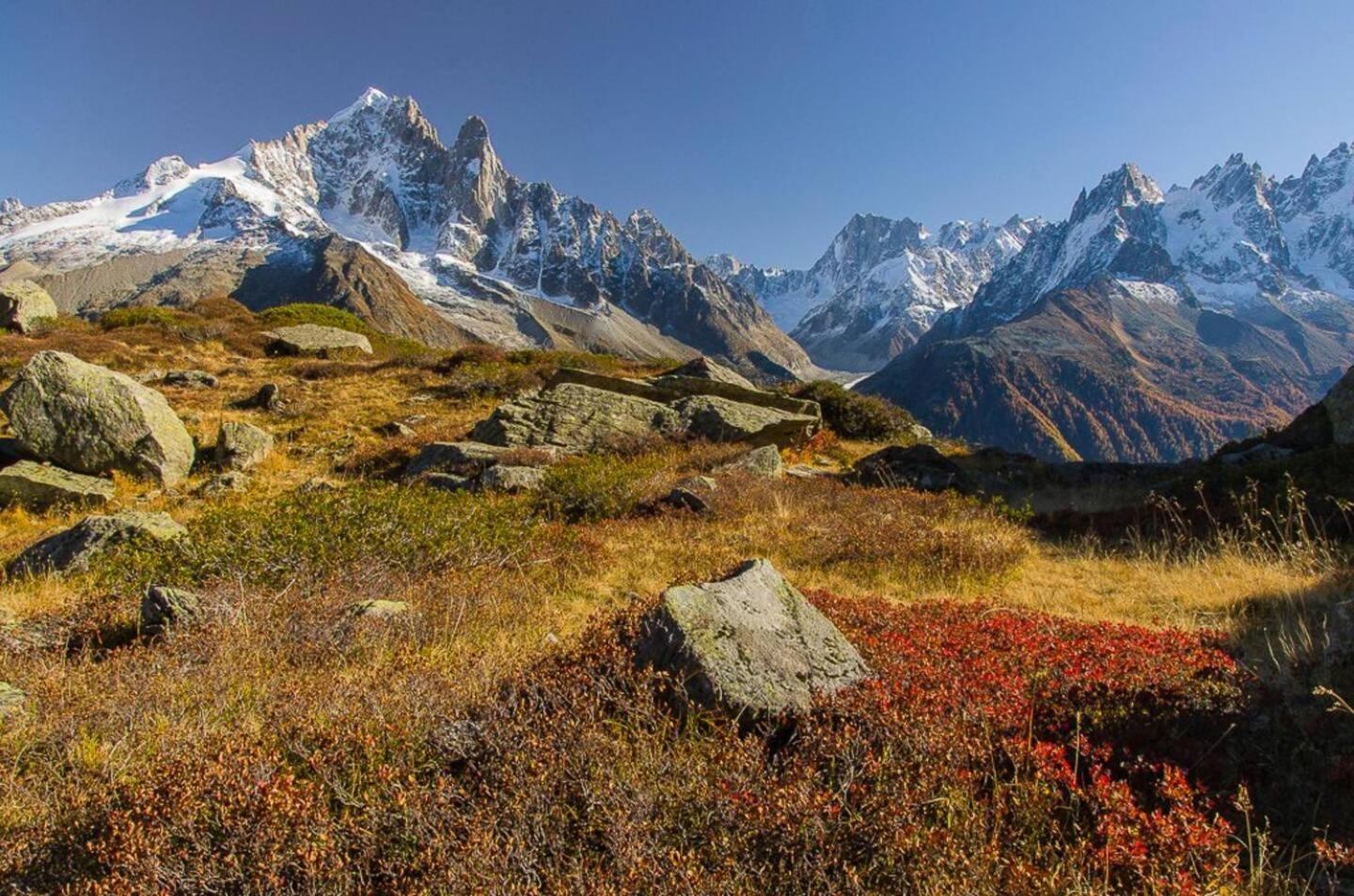 Vue Brevent Sublime En Centre Ville Avec Parking Prive Chamonix Exteriér fotografie